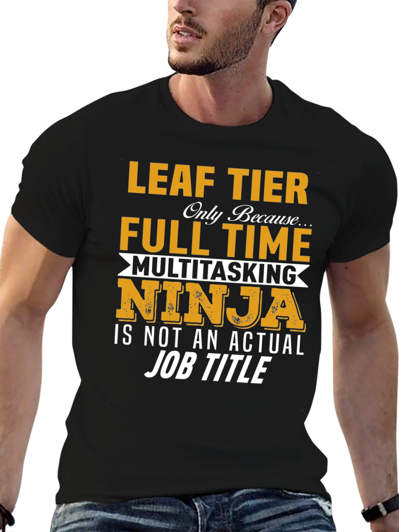 Leaf Tier Full Time Ninja T-Shirt