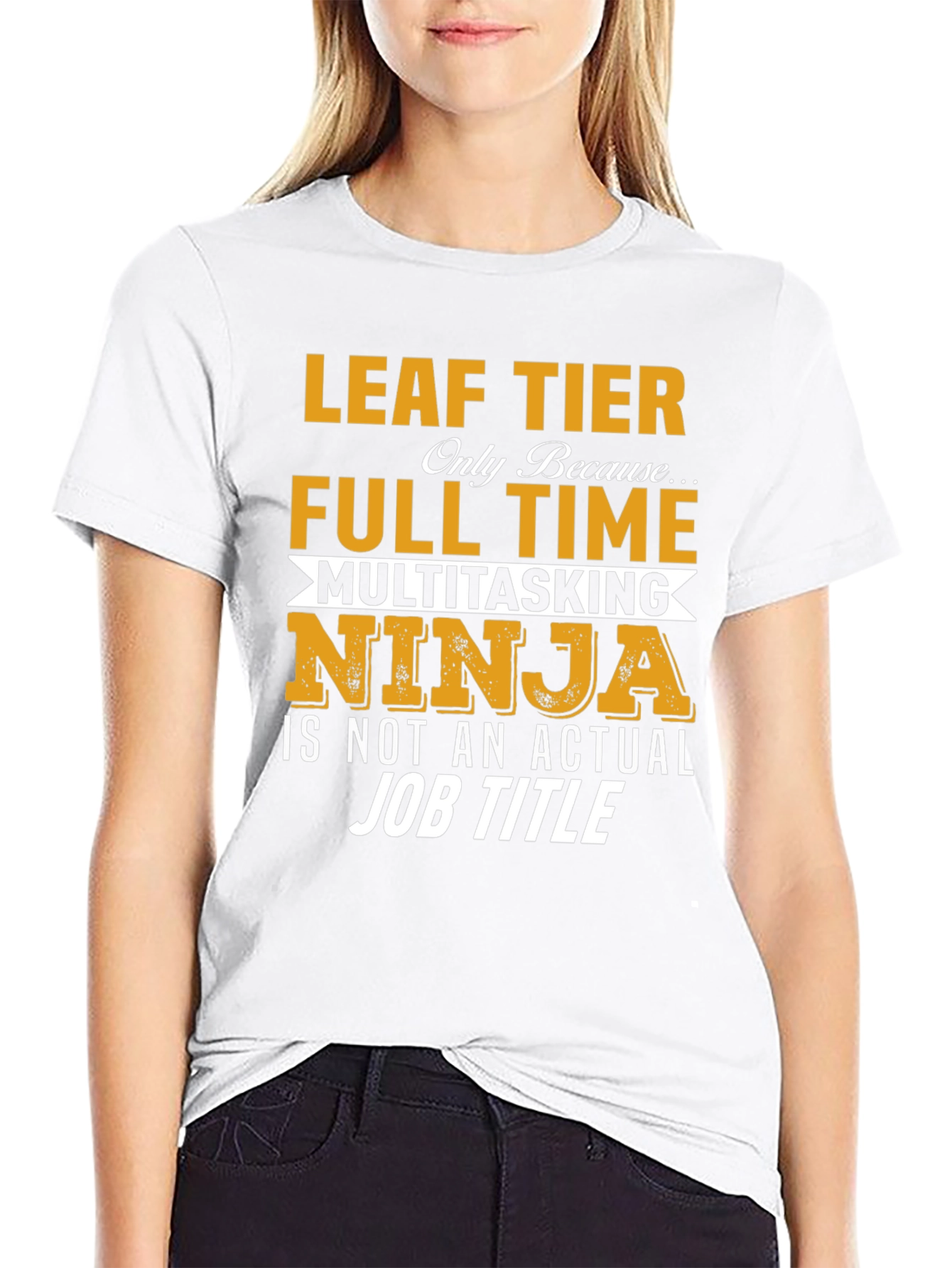 Leaf Tier Full Time Ninja T-Shirt