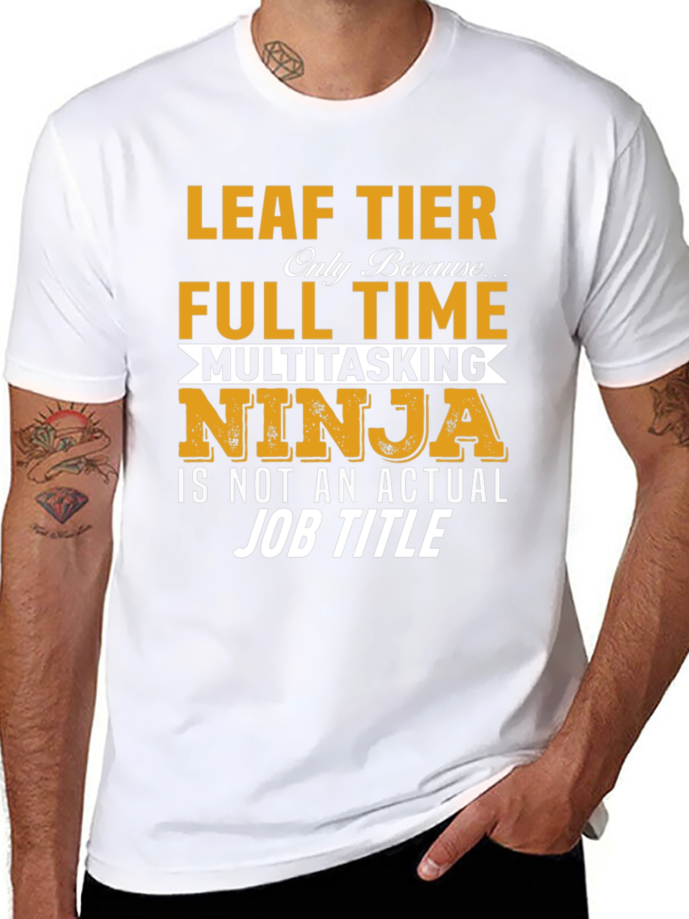 Leaf Tier Full Time Ninja T-Shirt