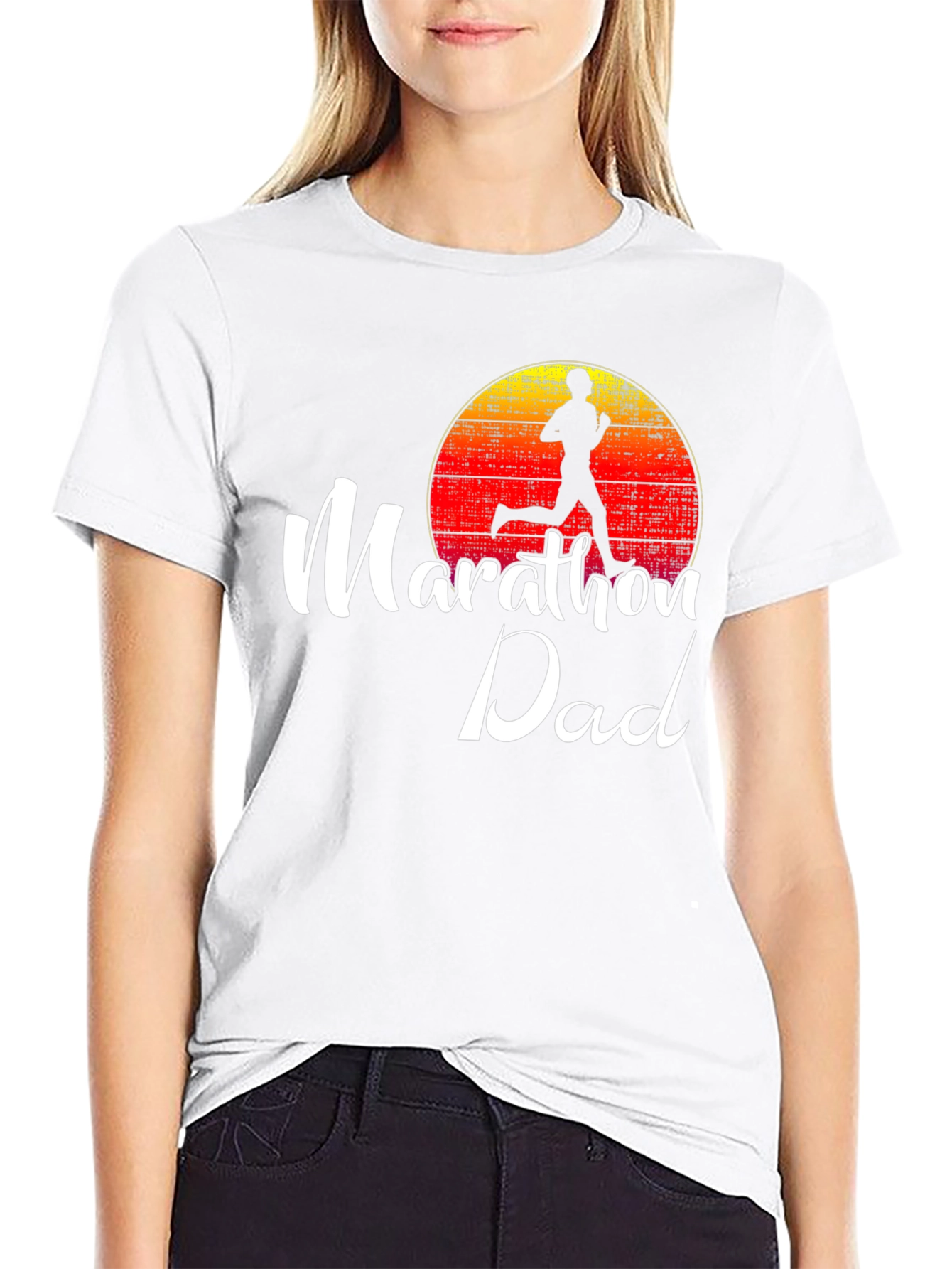 Marathon Dad Graphic Tee Running Shirt