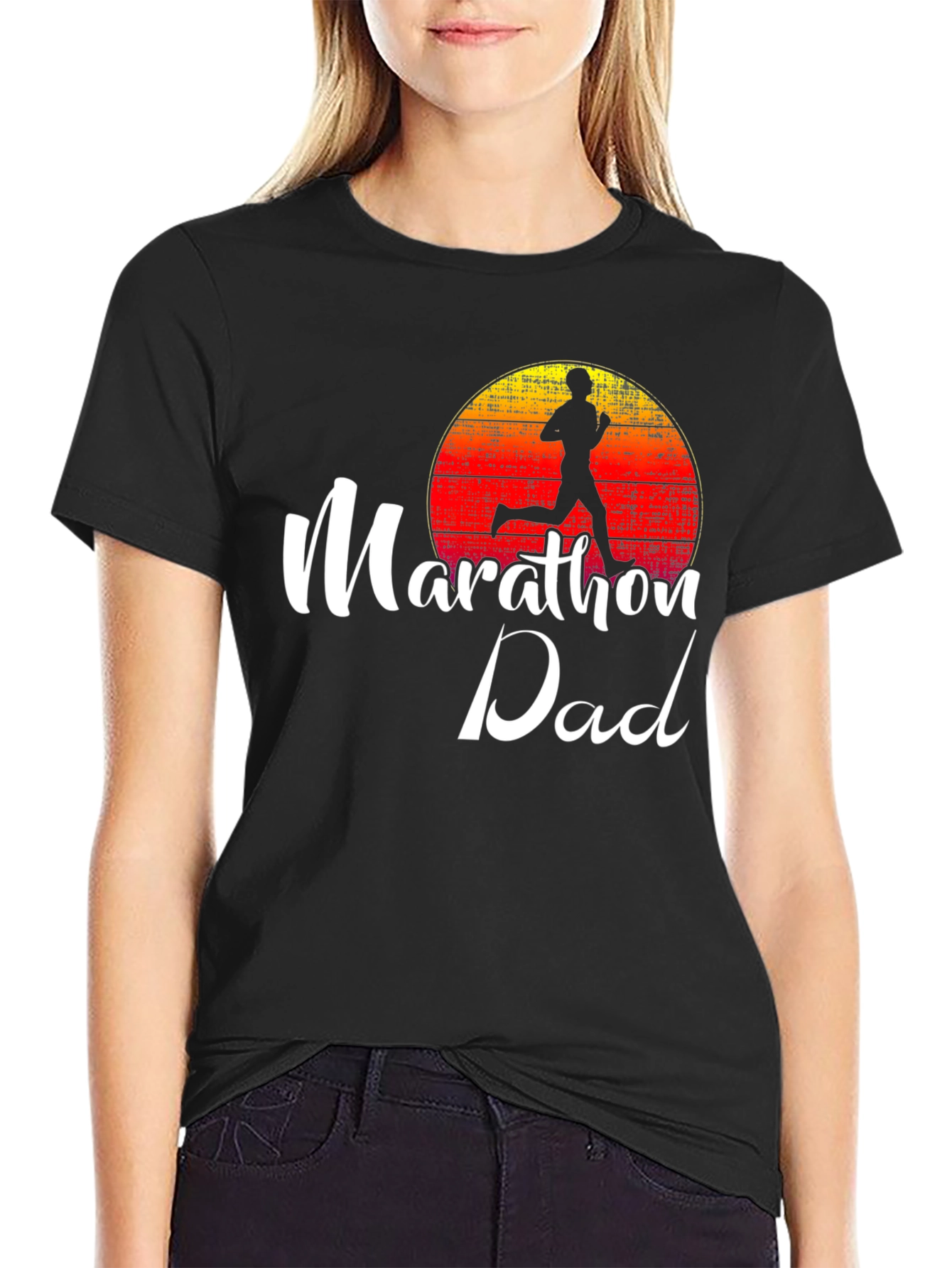 Marathon Dad Graphic Tee Running Shirt