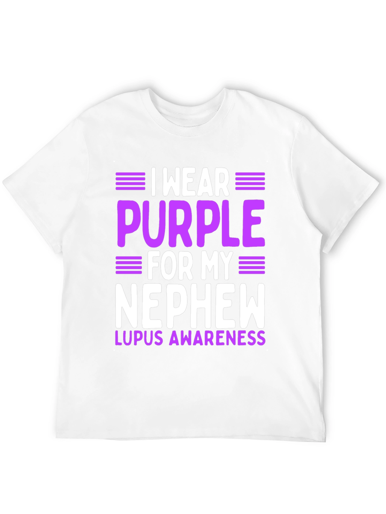 Purple Lupus Awareness Nephew T-Shirt