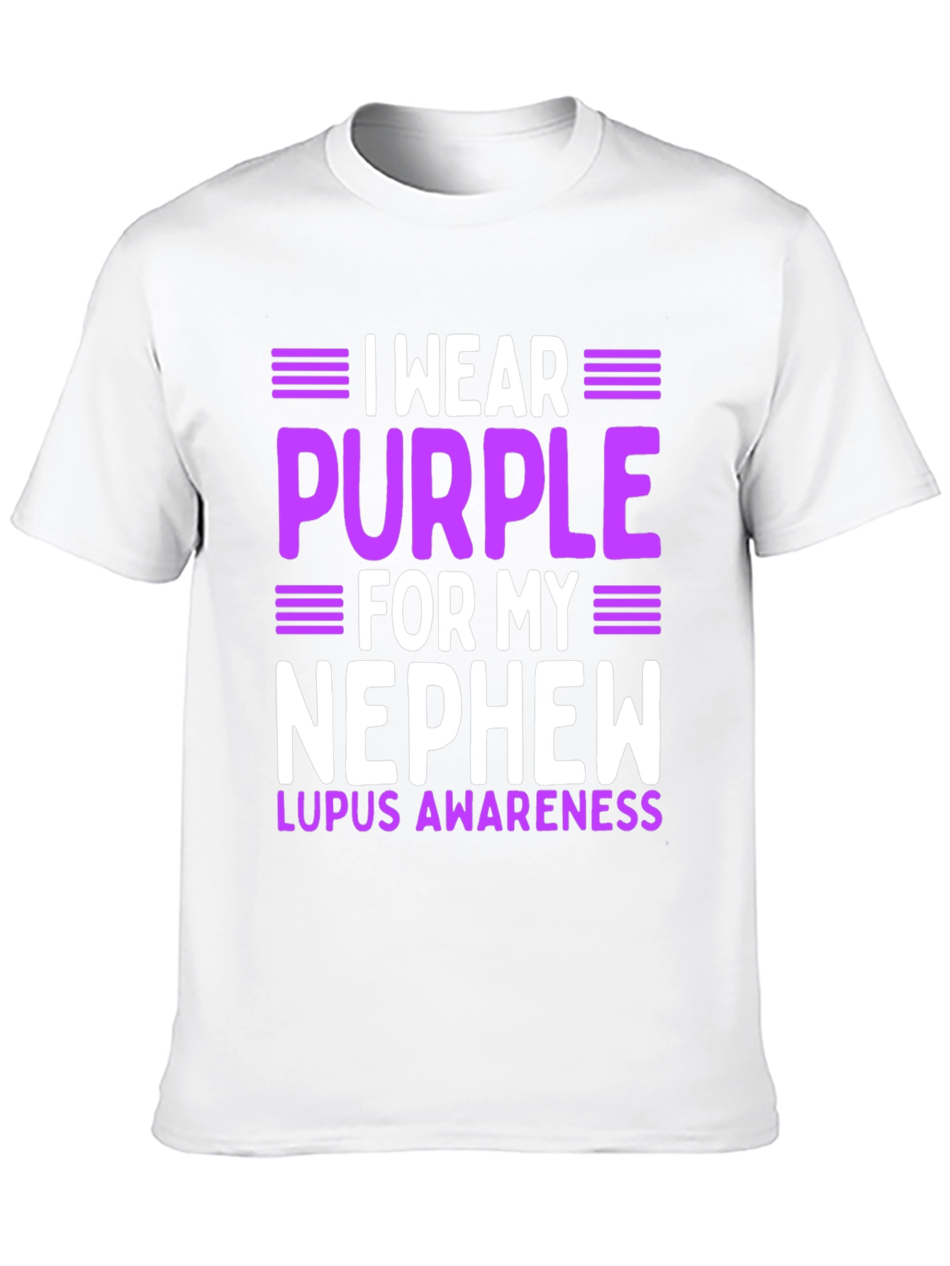 Purple Lupus Awareness Nephew T-Shirt