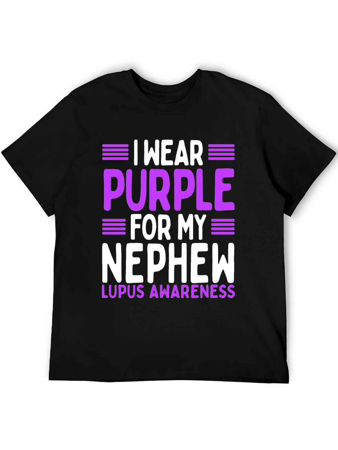 Purple Lupus Awareness Nephew T-Shirt