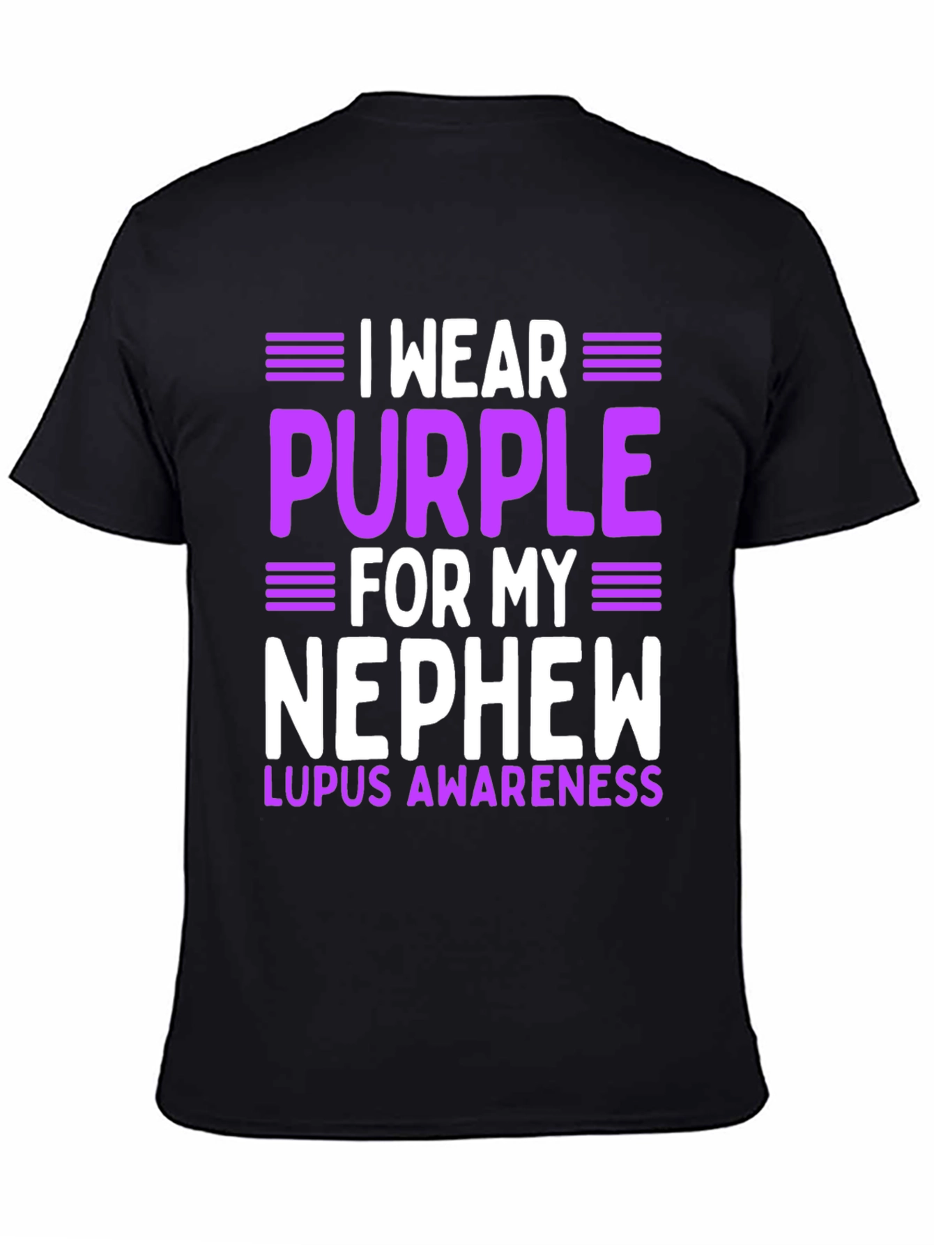 Purple Lupus Awareness Nephew T-Shirt