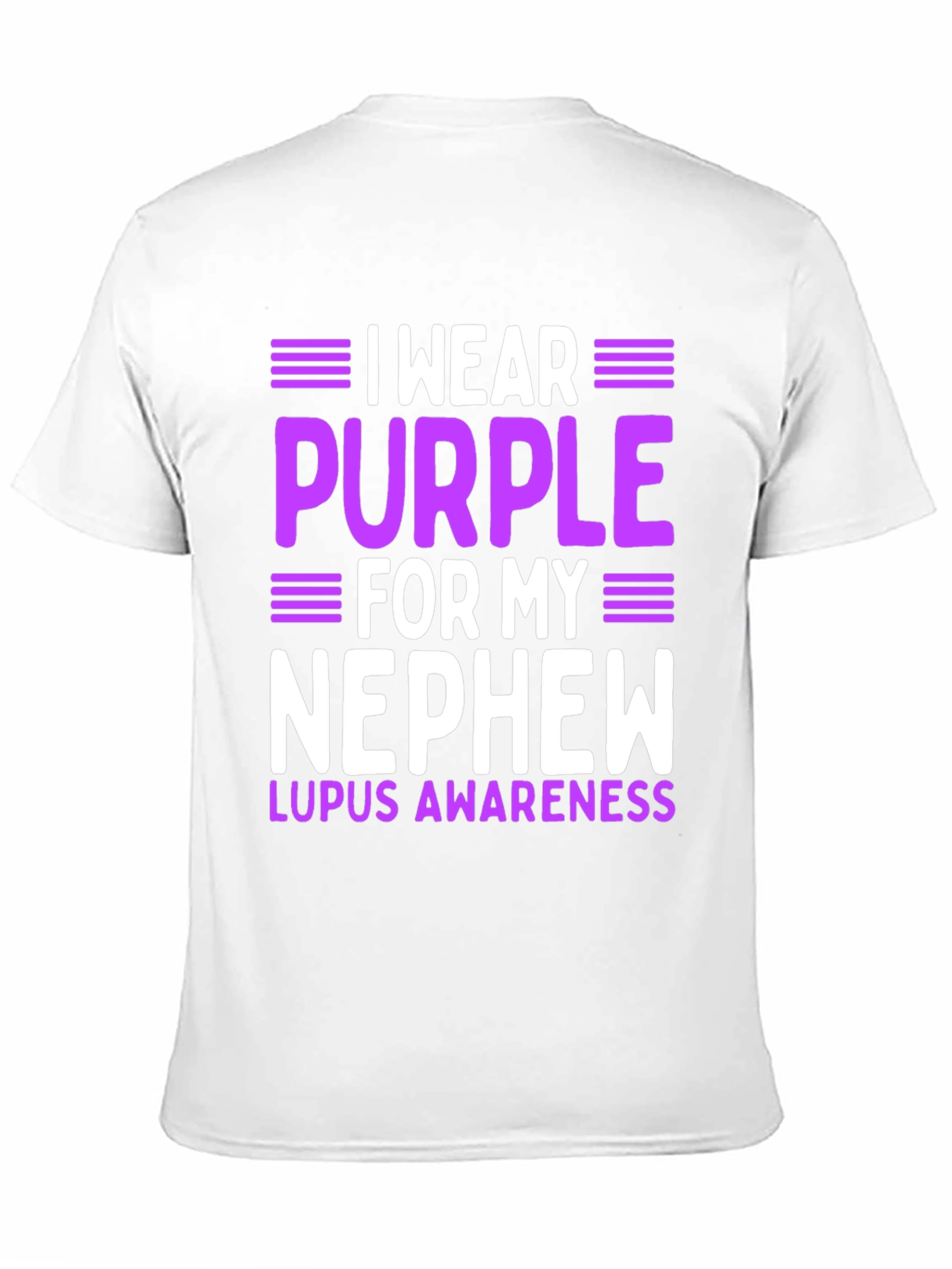 Purple Lupus Awareness Nephew T-Shirt