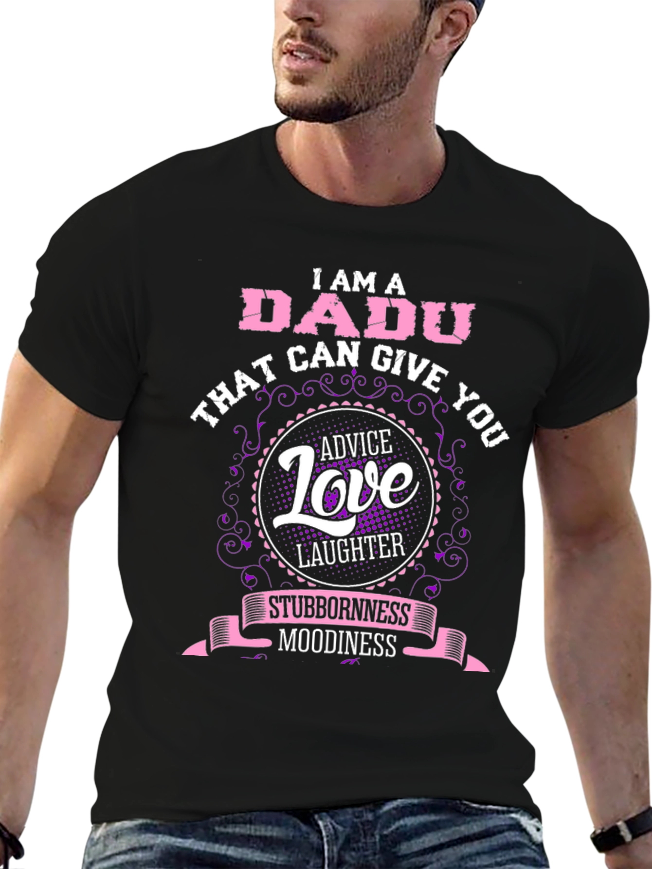 I AM A DADU Funny Graphic Tee
