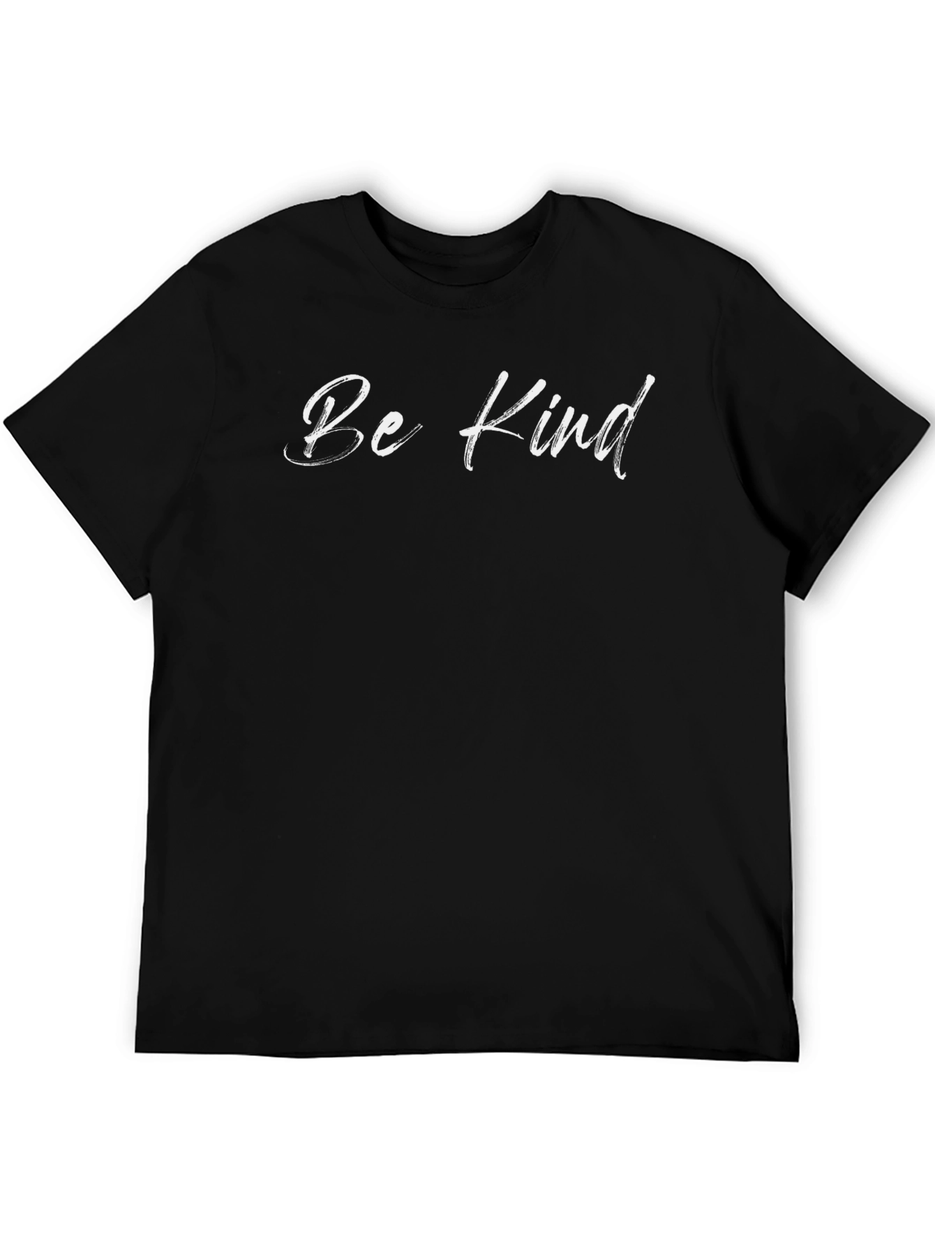 Be Kind Graphic Tee - Black Cotton T-Shirt