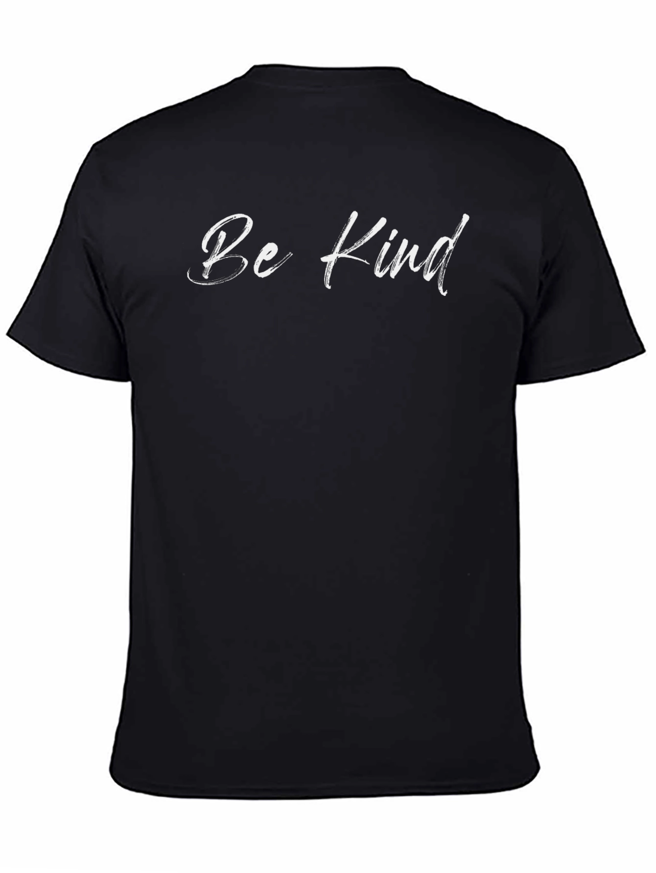 Be Kind Graphic Tee - Black Cotton T-Shirt
