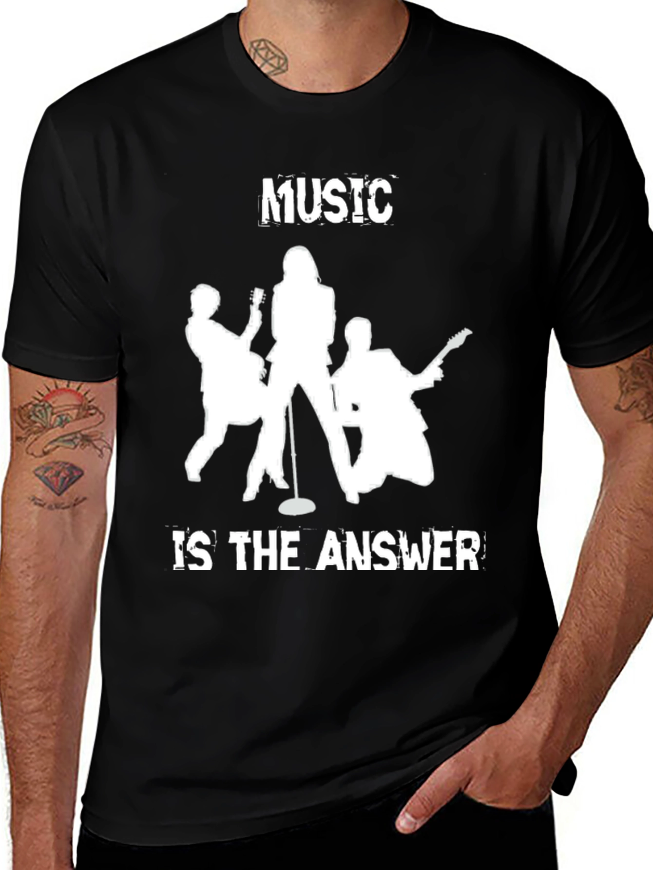 Music Is The Answer Graphic Tee
