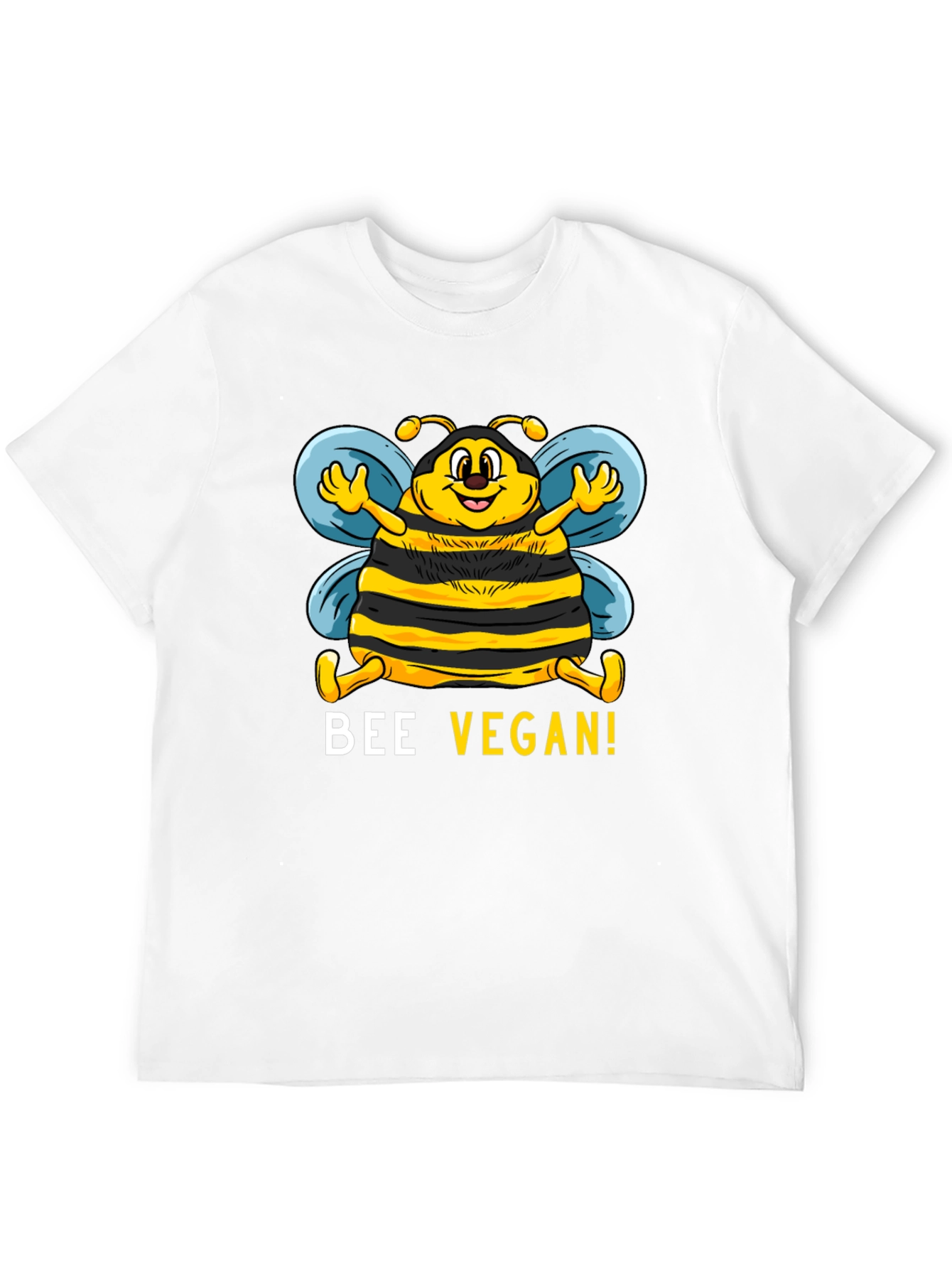 Bee Vegan T-Shirt - Black