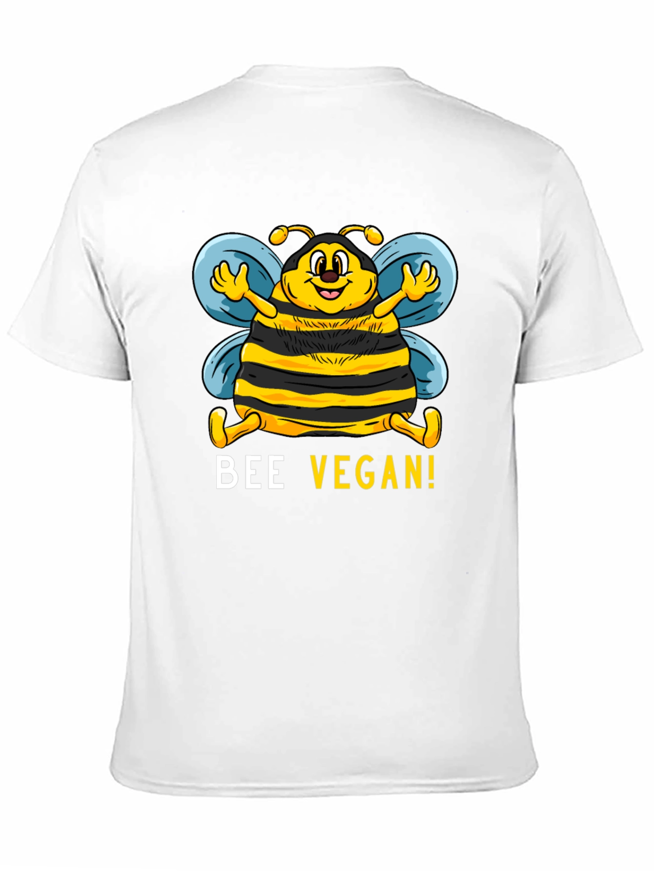 Bee Vegan T-Shirt - Black