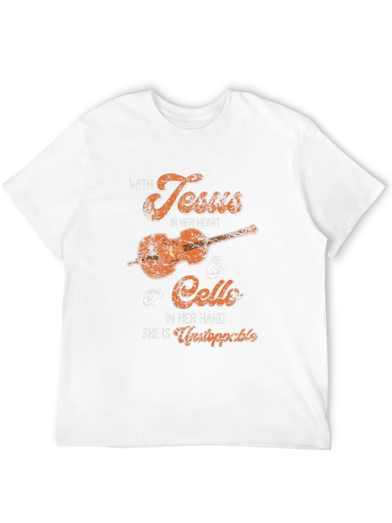 With Jesus and a Cello T-Shirt