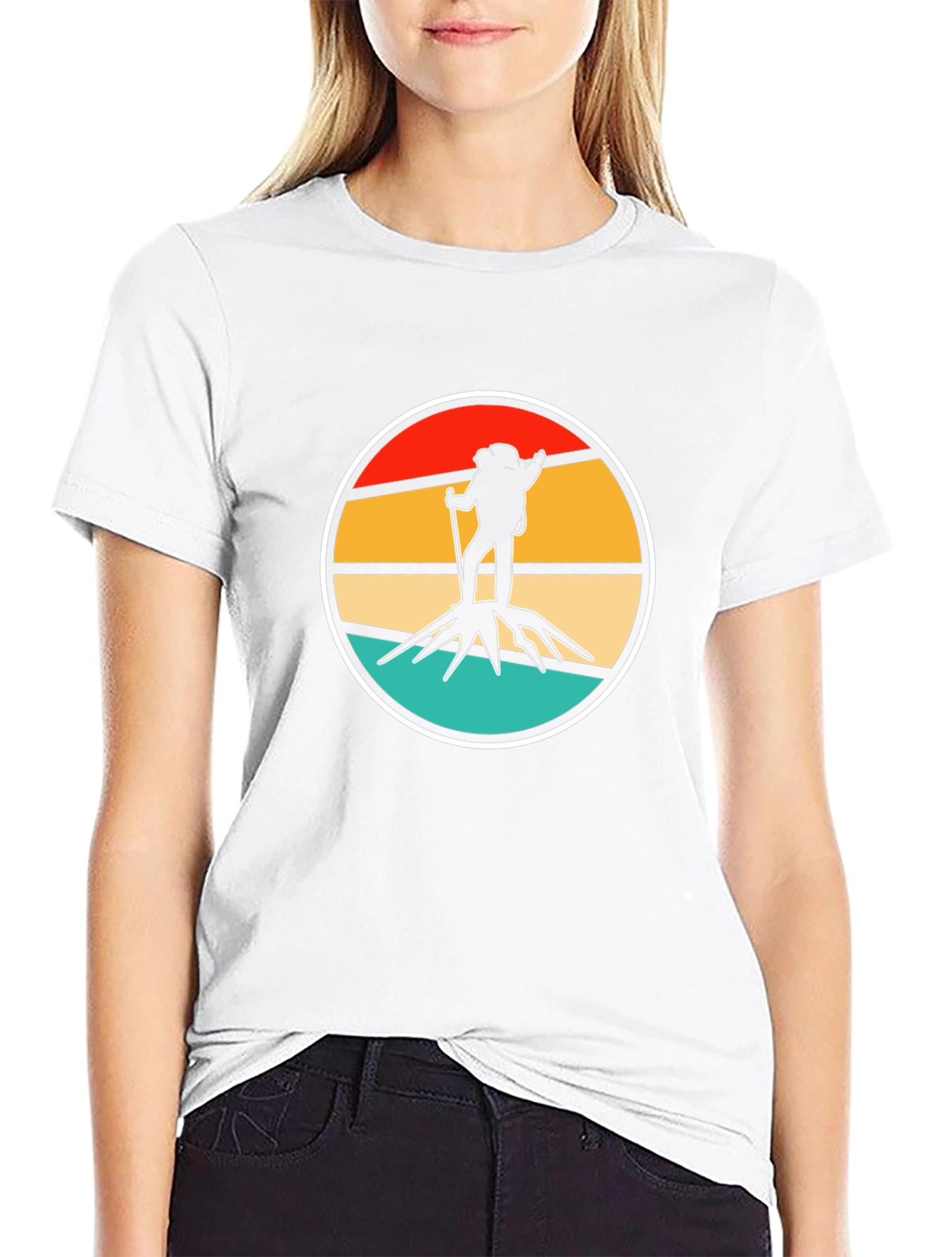 Retro Hiker T-Shirt - Adventure Awaits!