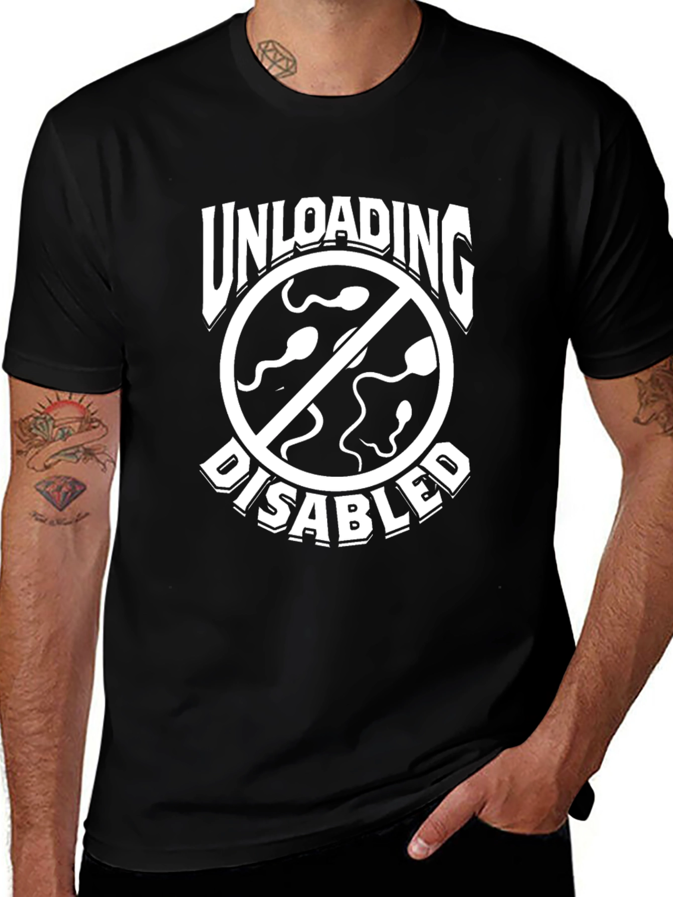 Unloading Disabled Graphic T-Shirt