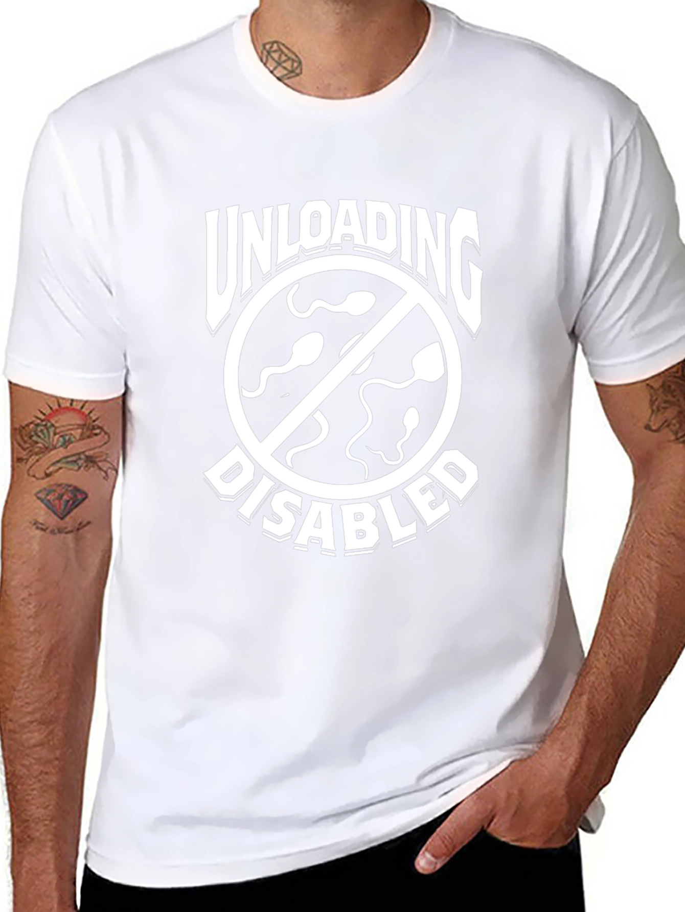 Unloading Disabled Graphic T-Shirt