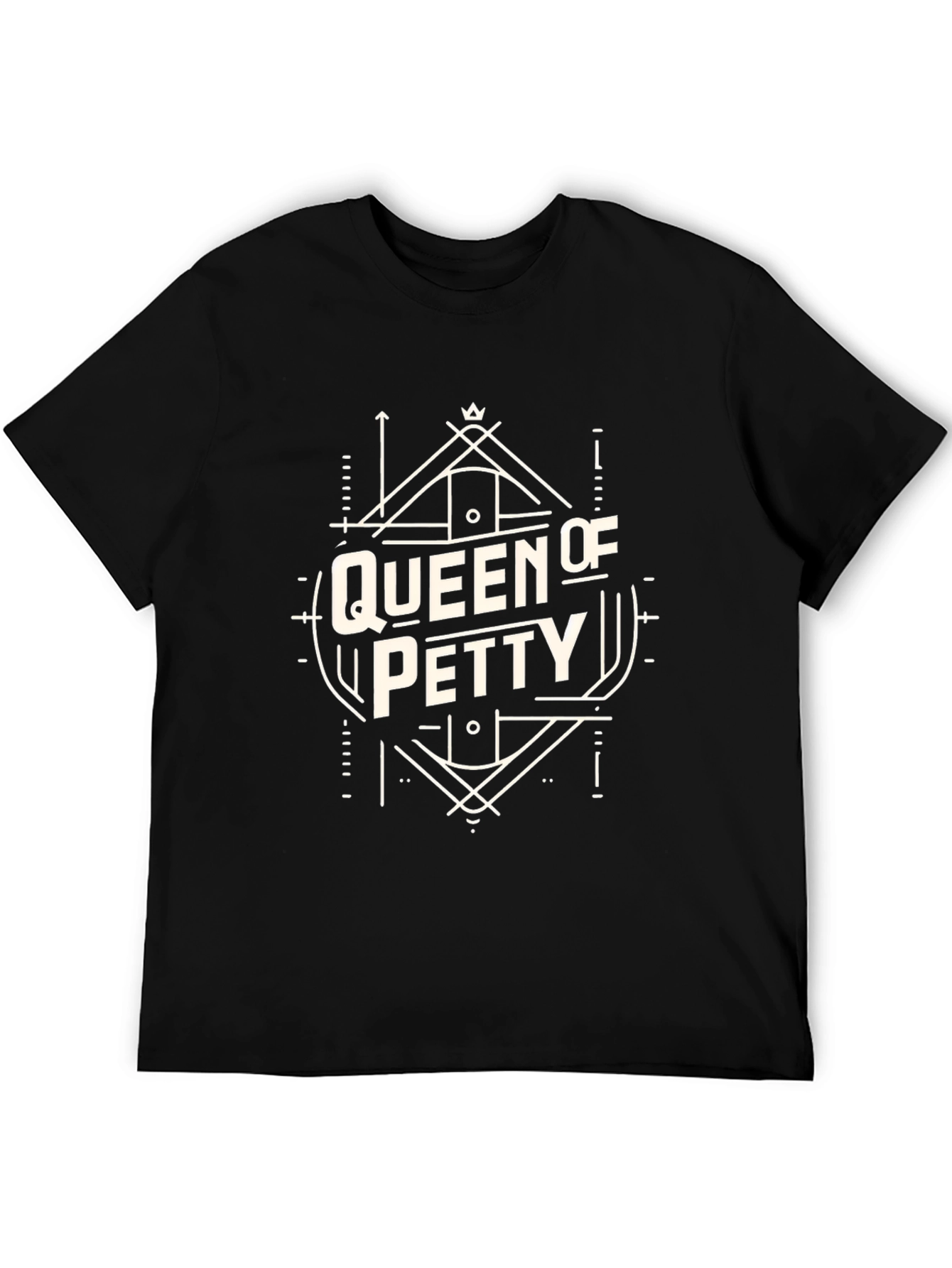 Queen of Petty Black Graphic T-Shirt