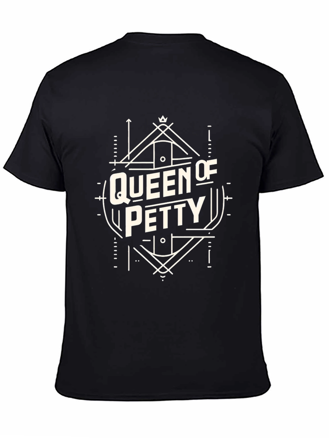 Queen of Petty Black Graphic T-Shirt