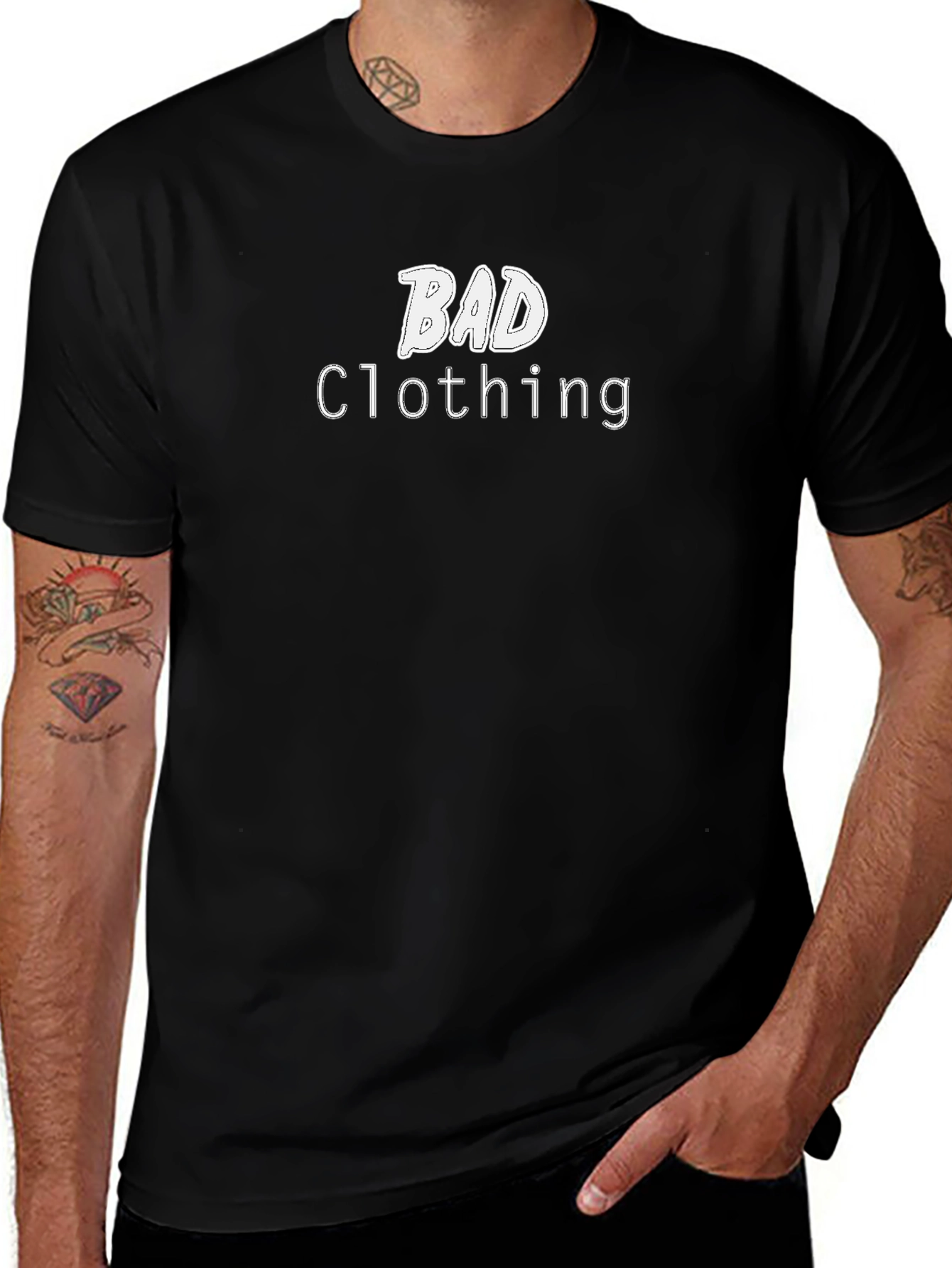 BAD Clothing Black Graphic Tee