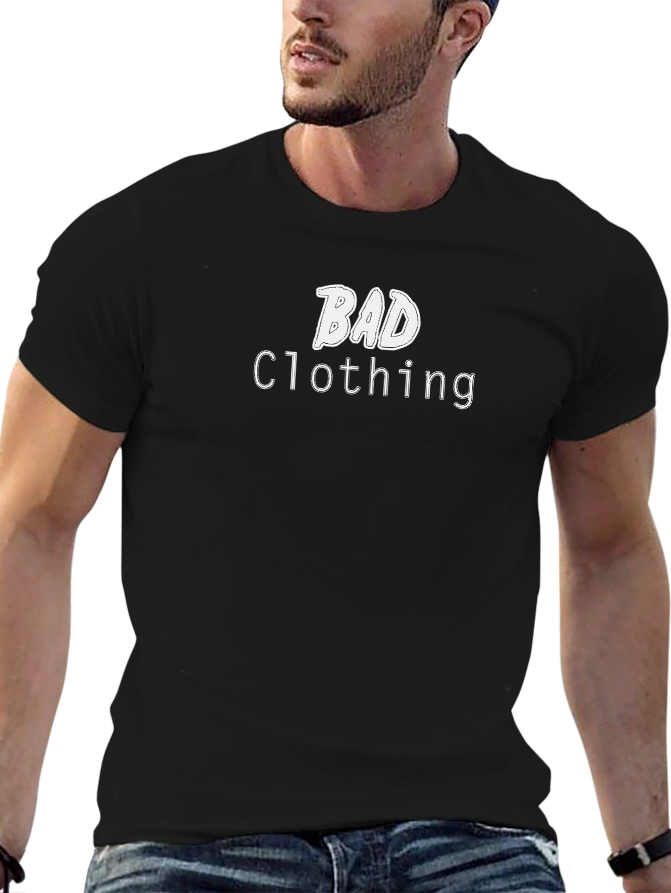 BAD Clothing Black Graphic Tee