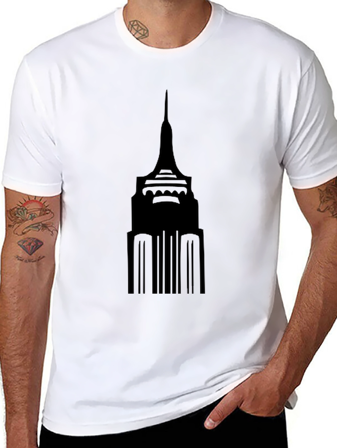 Empire State Building Graphic T-Shirt