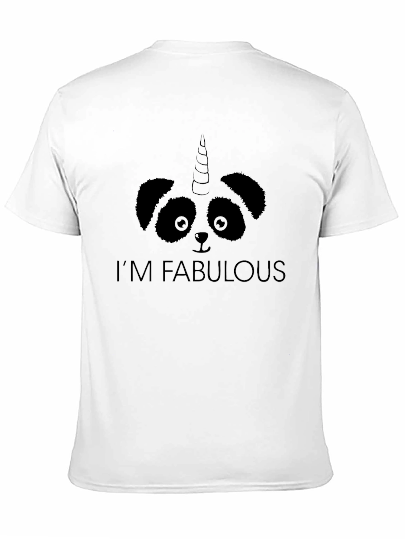 Im Fabulous Panda Unicorn Graphic Tee