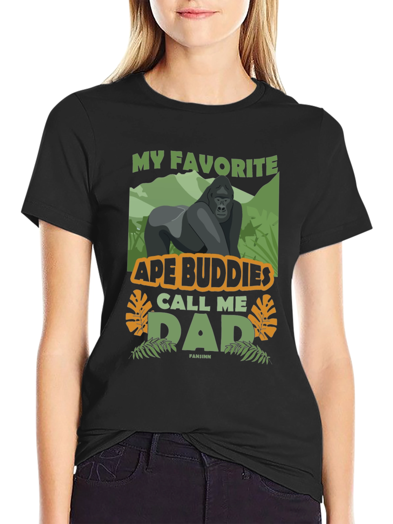 Ape Buddies Dad Graphic T-Shirt