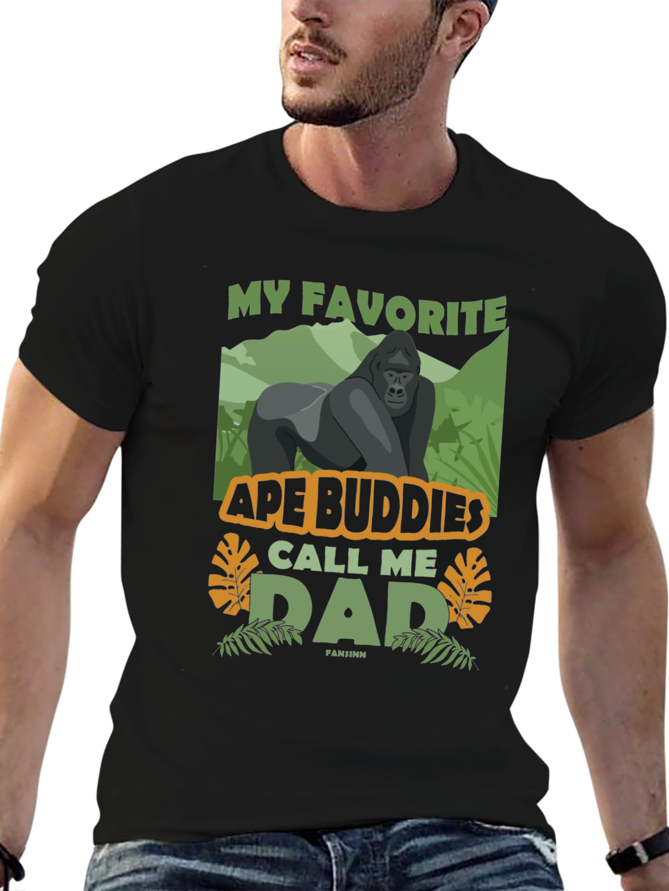 Ape Buddies Dad Graphic T-Shirt