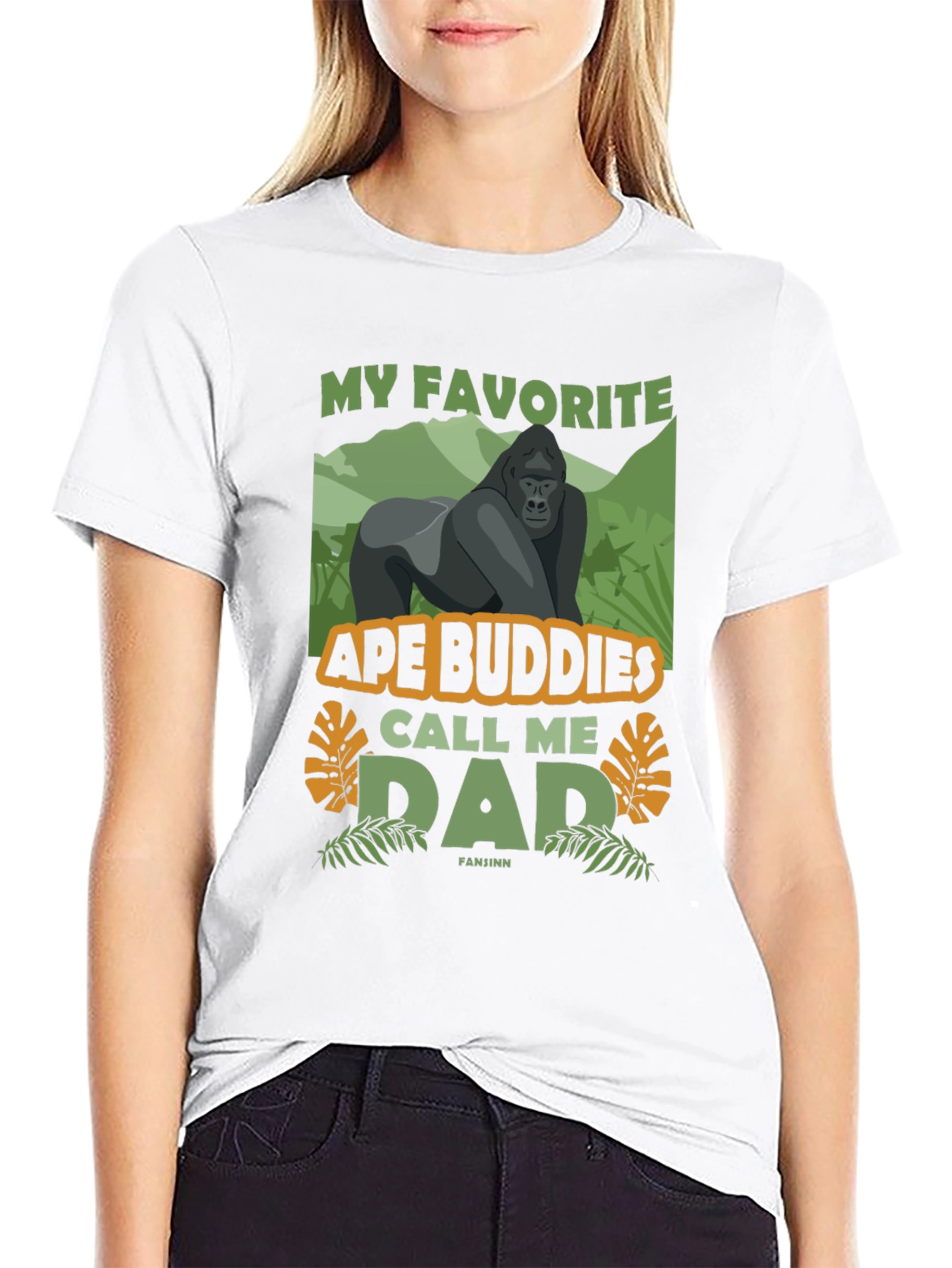 Ape Buddies Dad Graphic T-Shirt