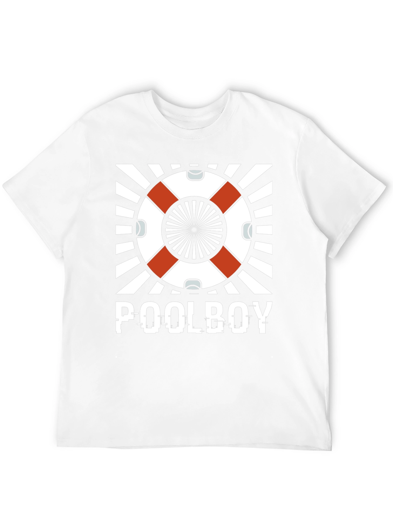 Poolboy Graphic T-Shirt - Black Crew Neck Tee