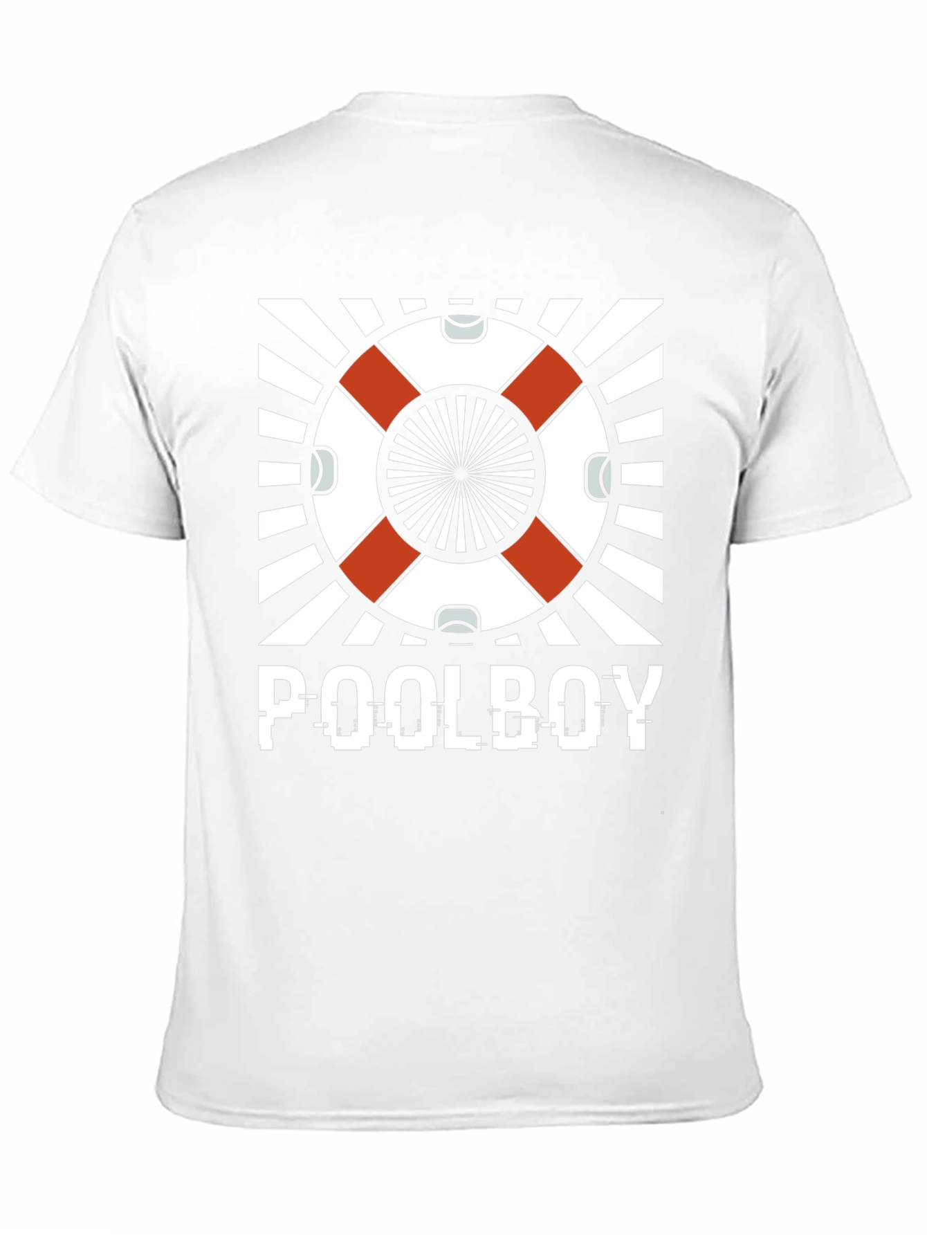 Poolboy Graphic T-Shirt - Black Crew Neck Tee