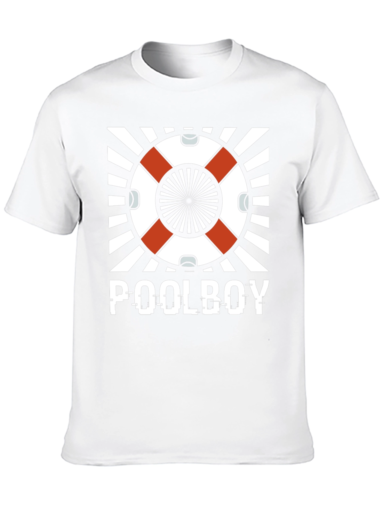 Poolboy Graphic T-Shirt - Black Crew Neck Tee