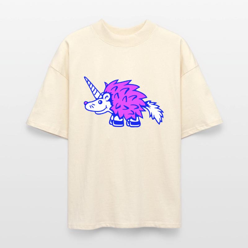 Unicorn Hedgehog Animal Cute Pink Hybrid Creature