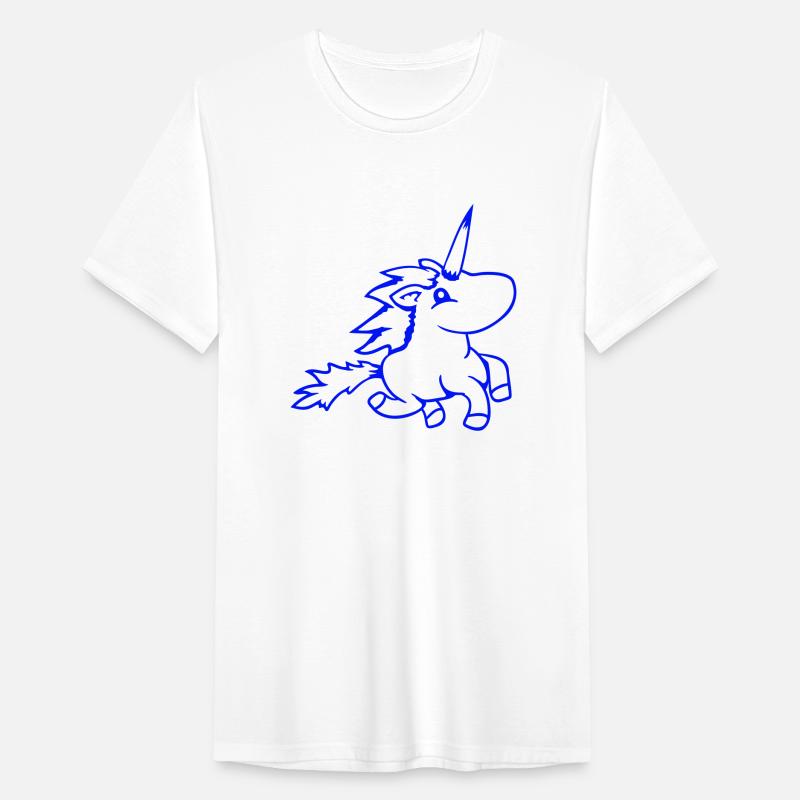 Unicorn rides fast gallop cute cartoon horse cool