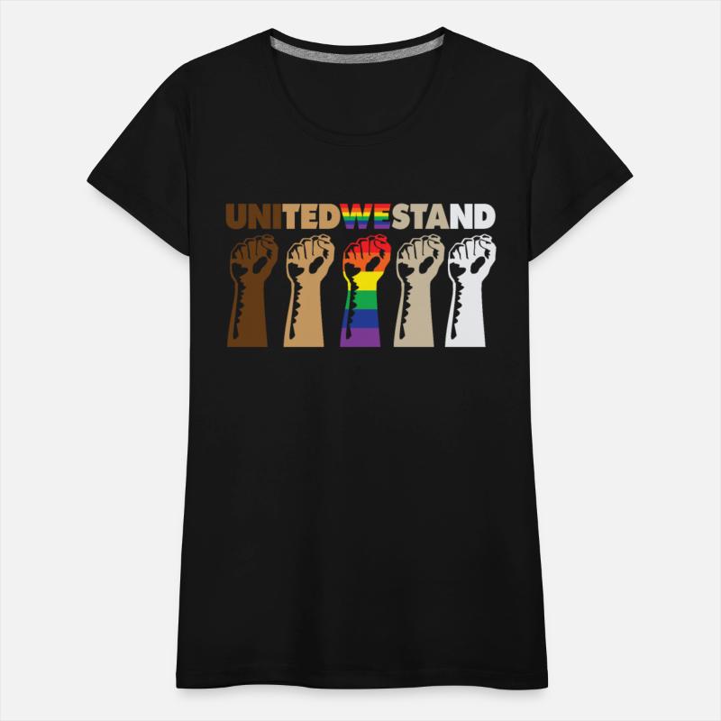 United We Stand Black Lives Matter LGBT Gay Pride