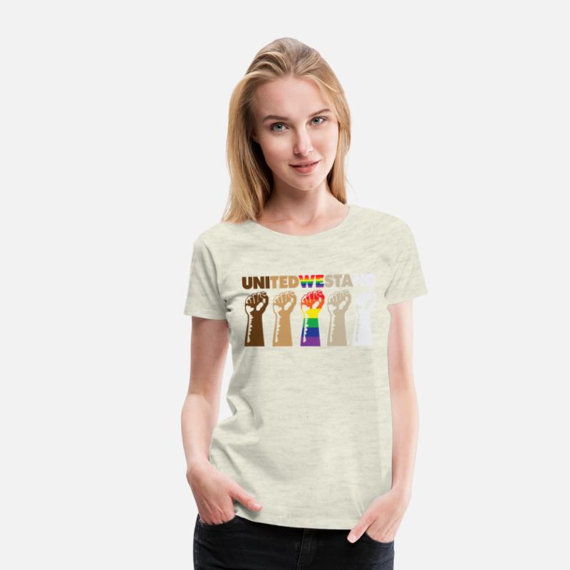 United We Stand Black Lives Matter LGBT Gay Pride