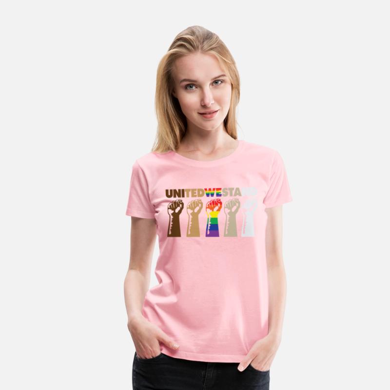 United We Stand Black Lives Matter LGBT Gay Pride