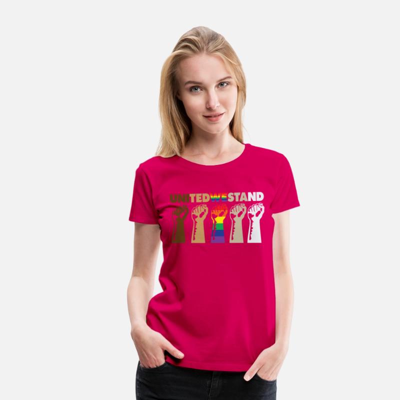 United We Stand Black Lives Matter LGBT Gay Pride