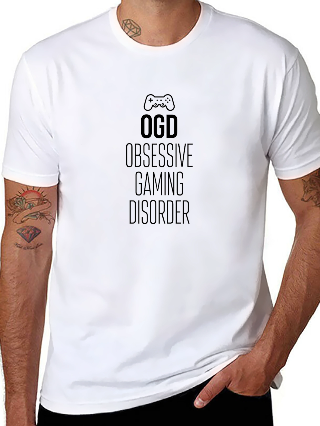 OGD Obsessive Gaming Disorder Black T-Shirt