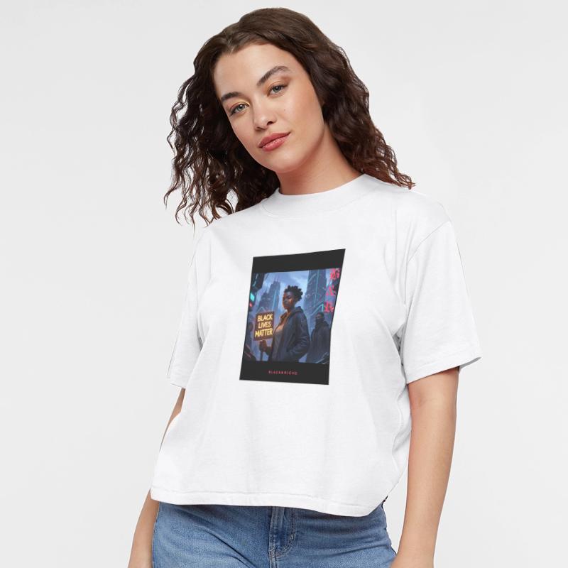 Urban Night Protest with Black Lives Matter