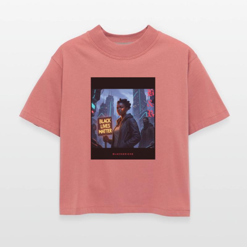 Urban Night Protest with Black Lives Matter