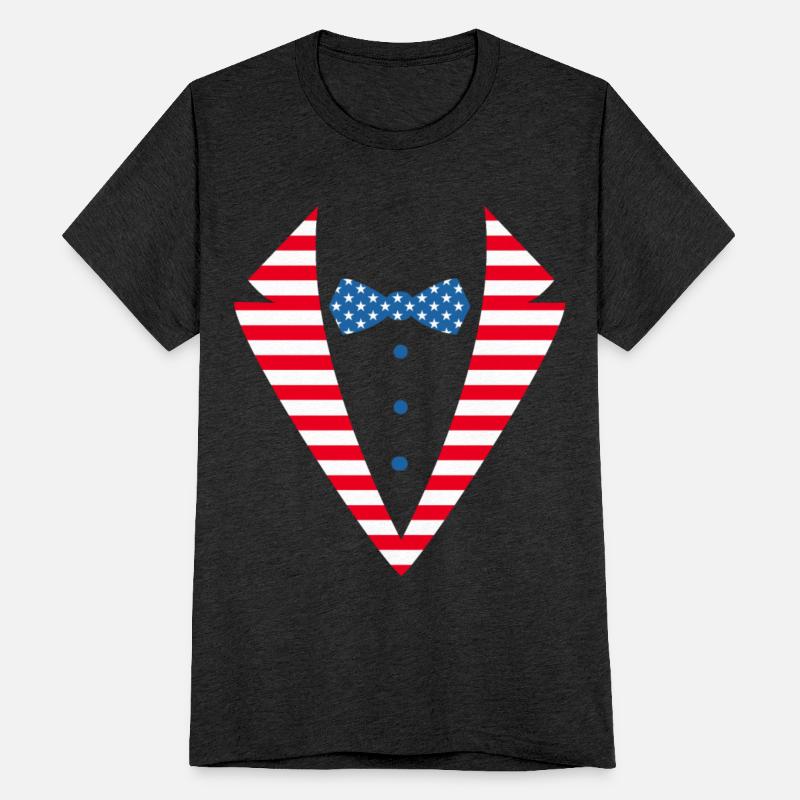 US American Flag Tuxedo Suit Tux 4th Of July