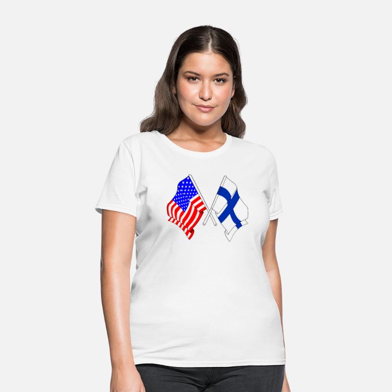 USA and flag Finland