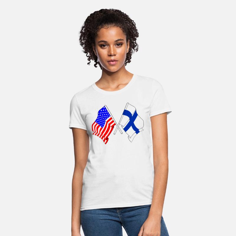USA and flag Finland