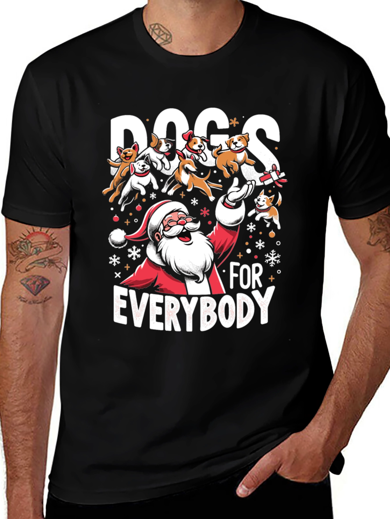 Dogs For Everybody Christmas T-Shirt