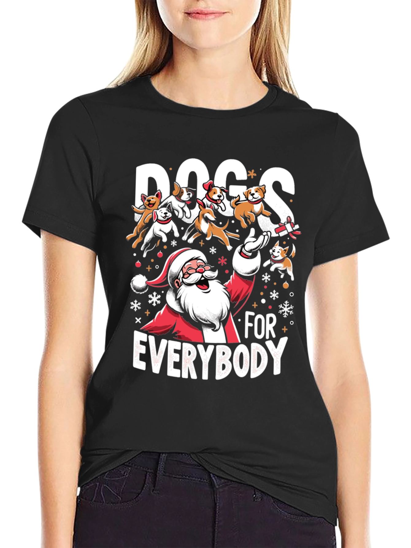 Dogs For Everybody Christmas T-Shirt