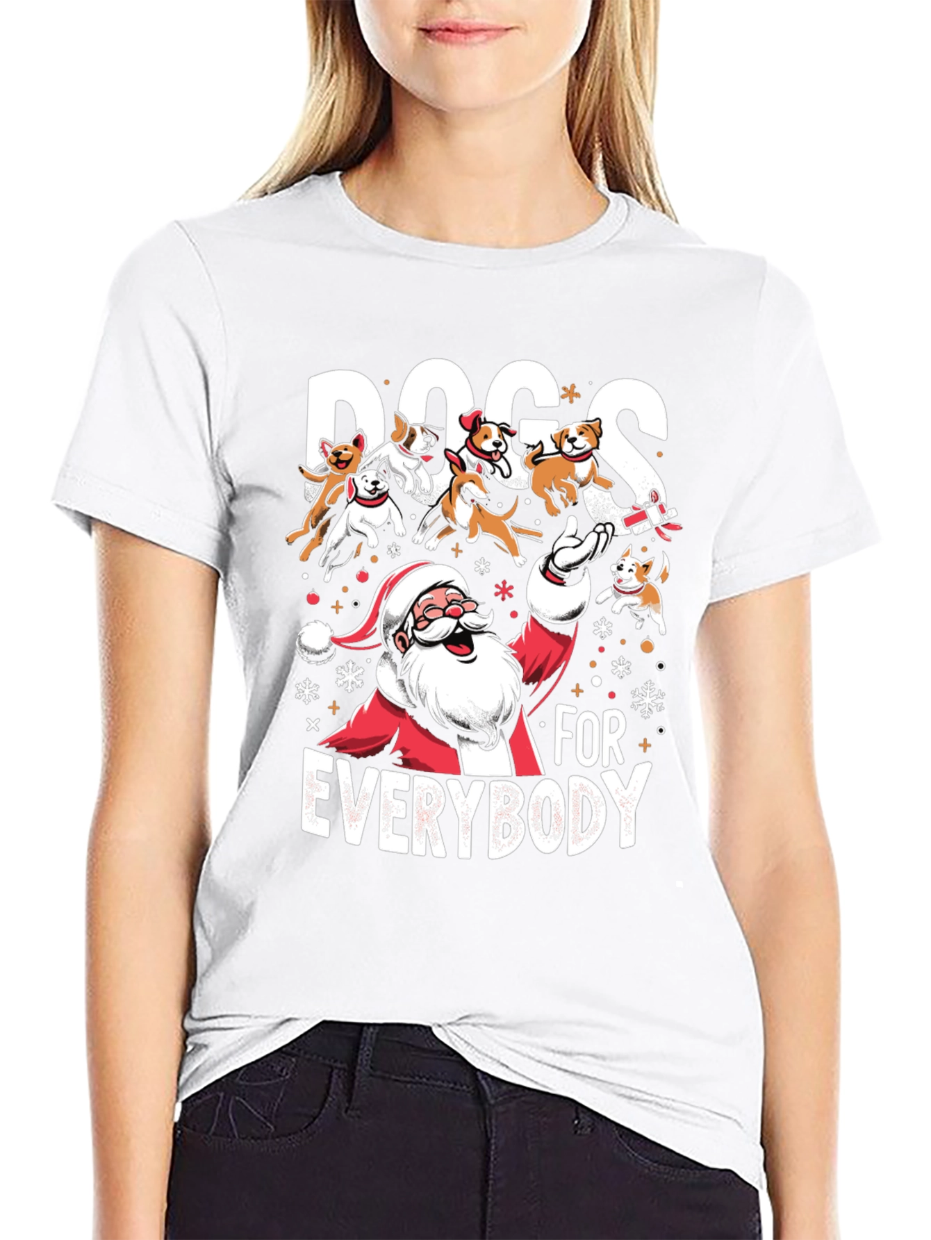 Dogs For Everybody Christmas T-Shirt