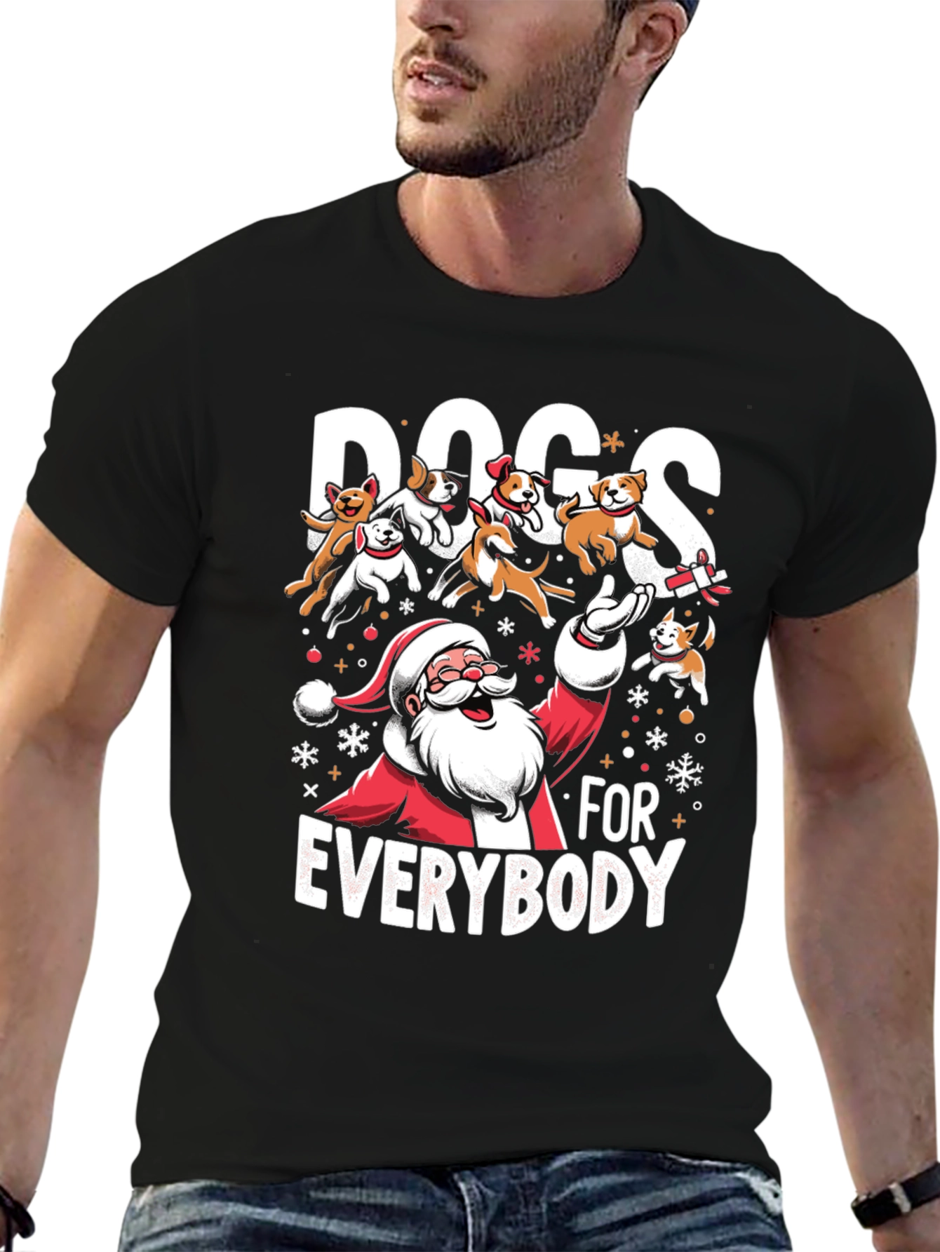 Dogs For Everybody Christmas T-Shirt