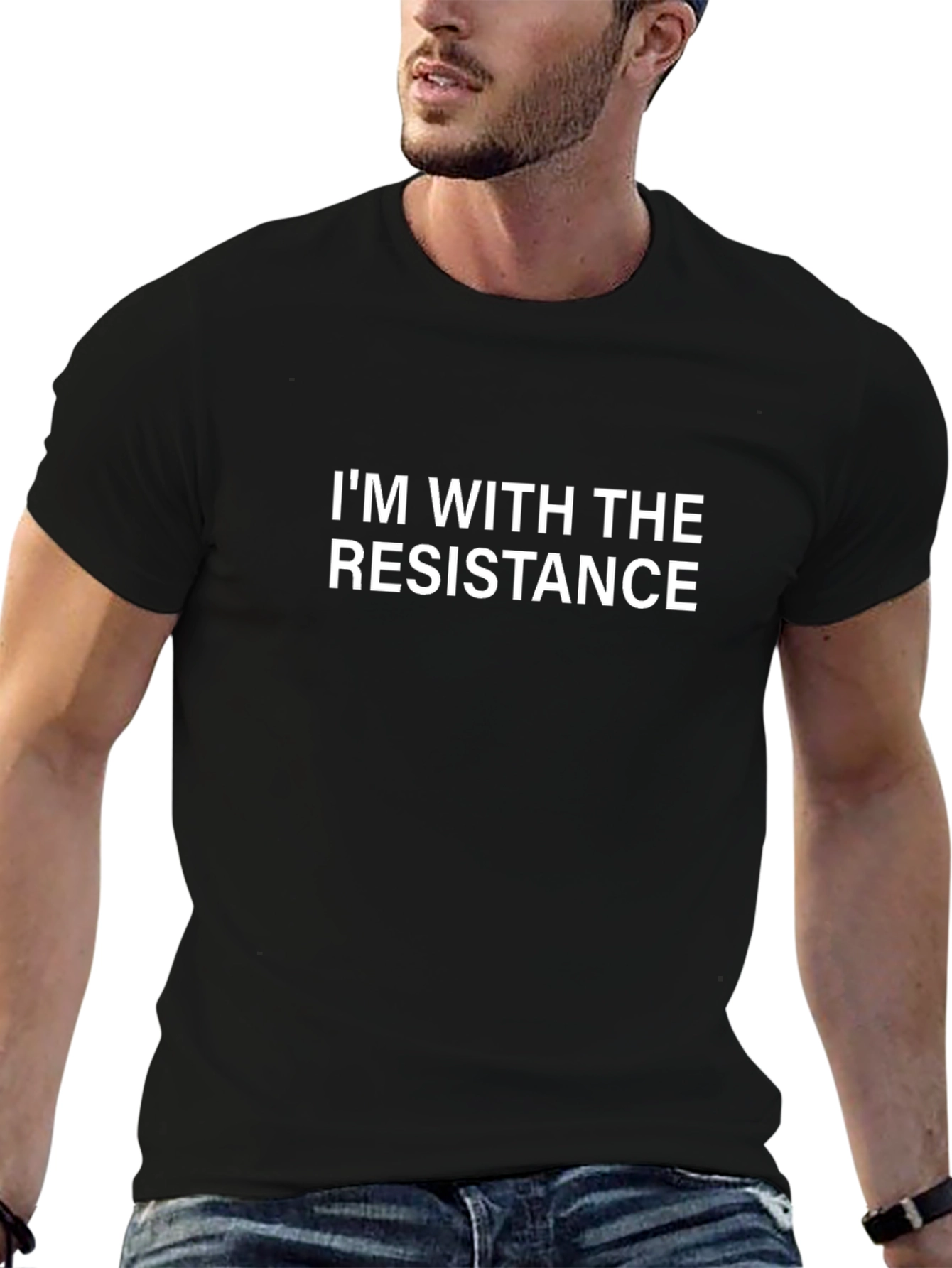 Im With The Resistance Black T-Shirt