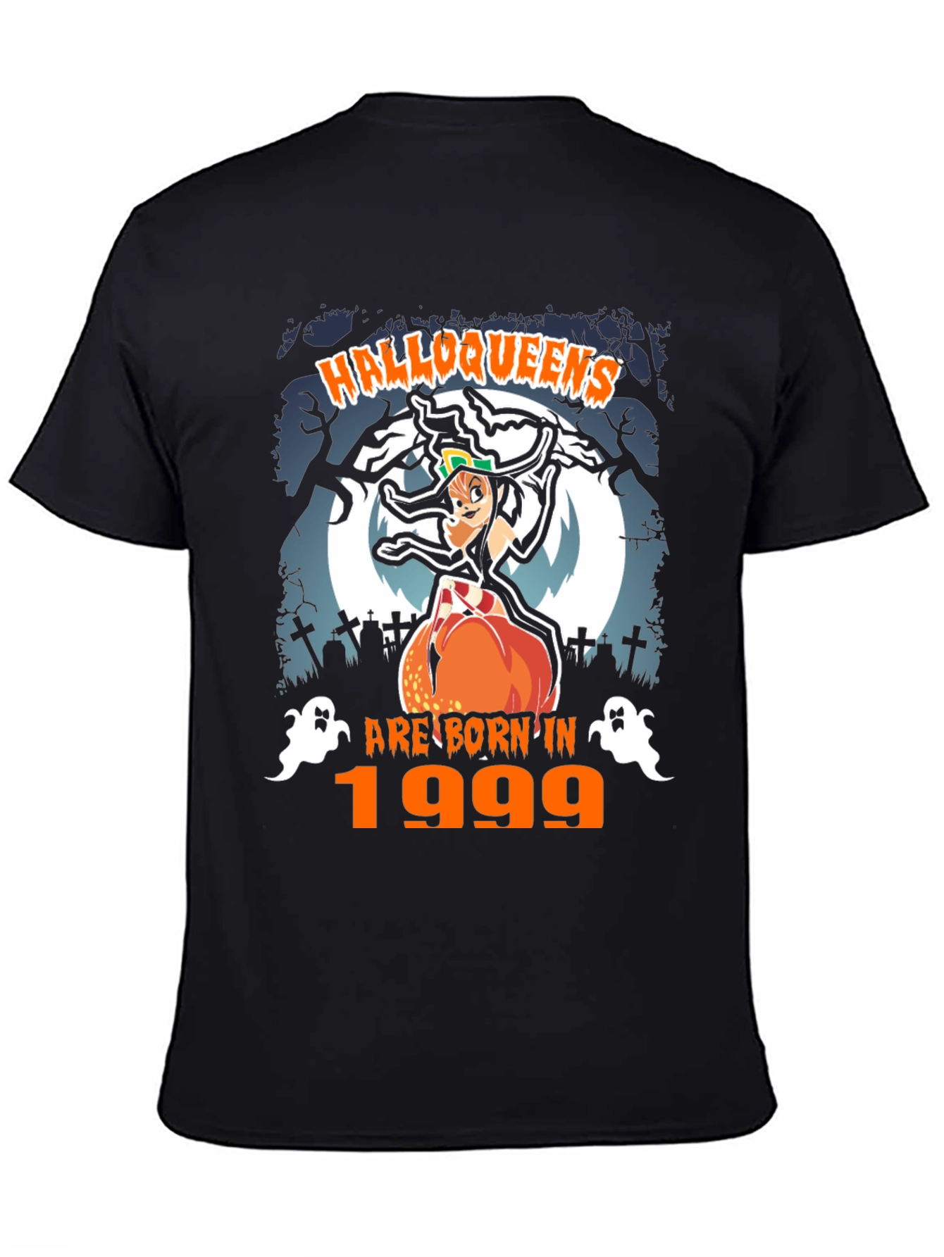 Halloweens Born in 1999 Black T-Shirt